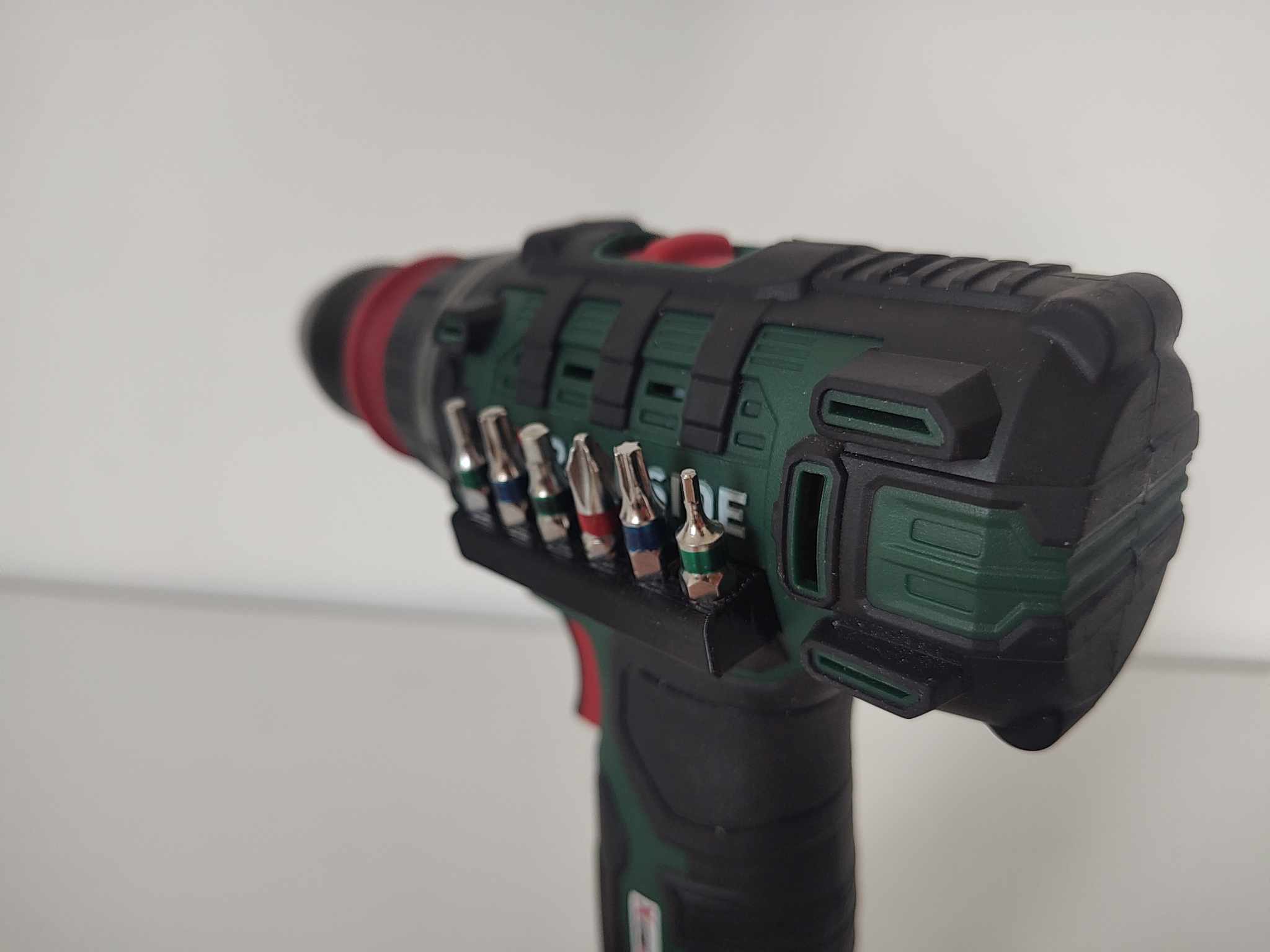 Magnetic bit holder for Parkside 12V drill
