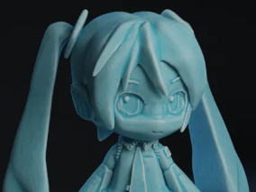 Hatsune Miku statue