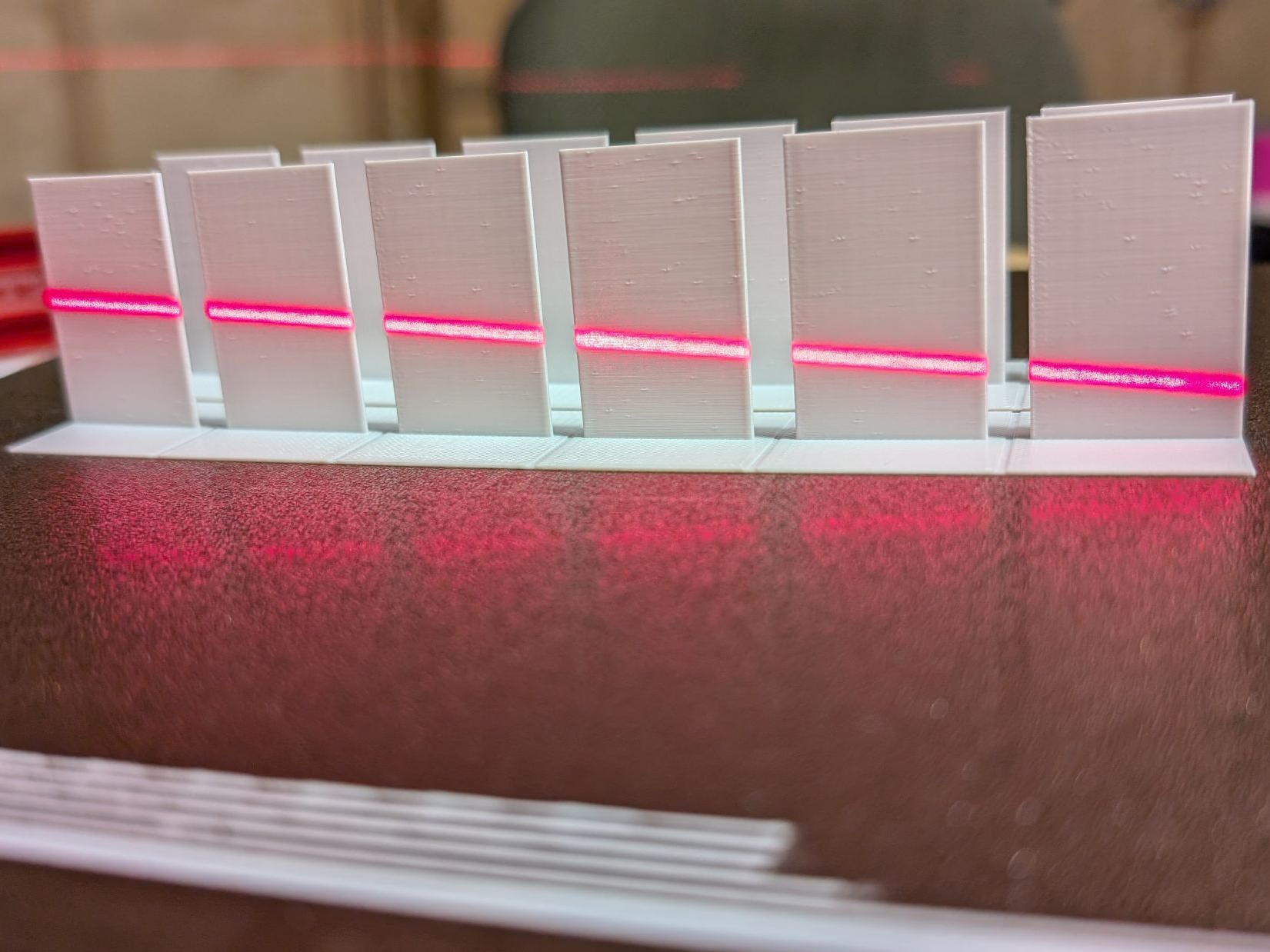 Floor and wall leveling laser target posts