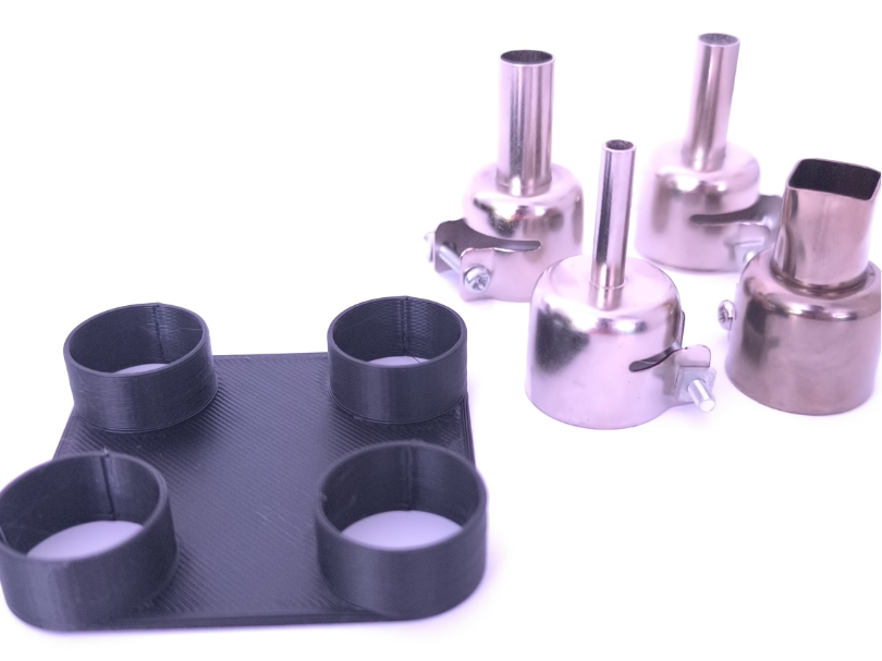 Attachment mount for hot air solder rework station