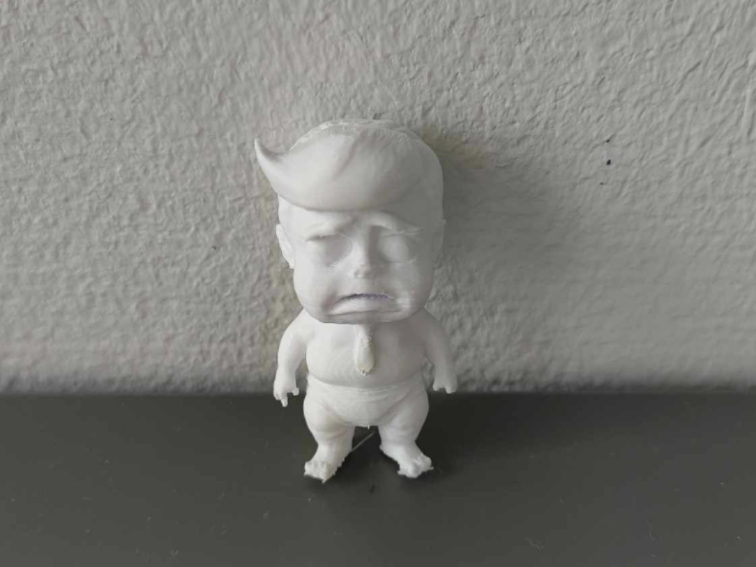 Trump Cry baby Cartoon