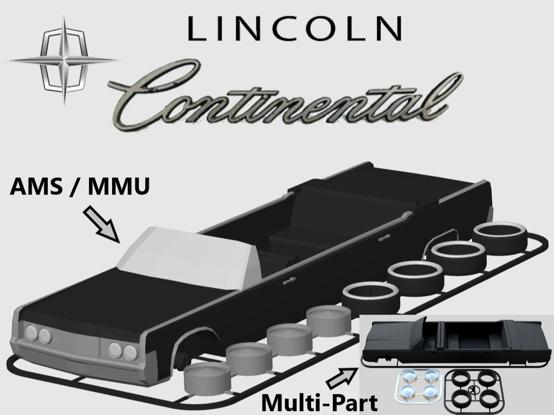 Lincoln Continental Convertible Limousine Kit Card