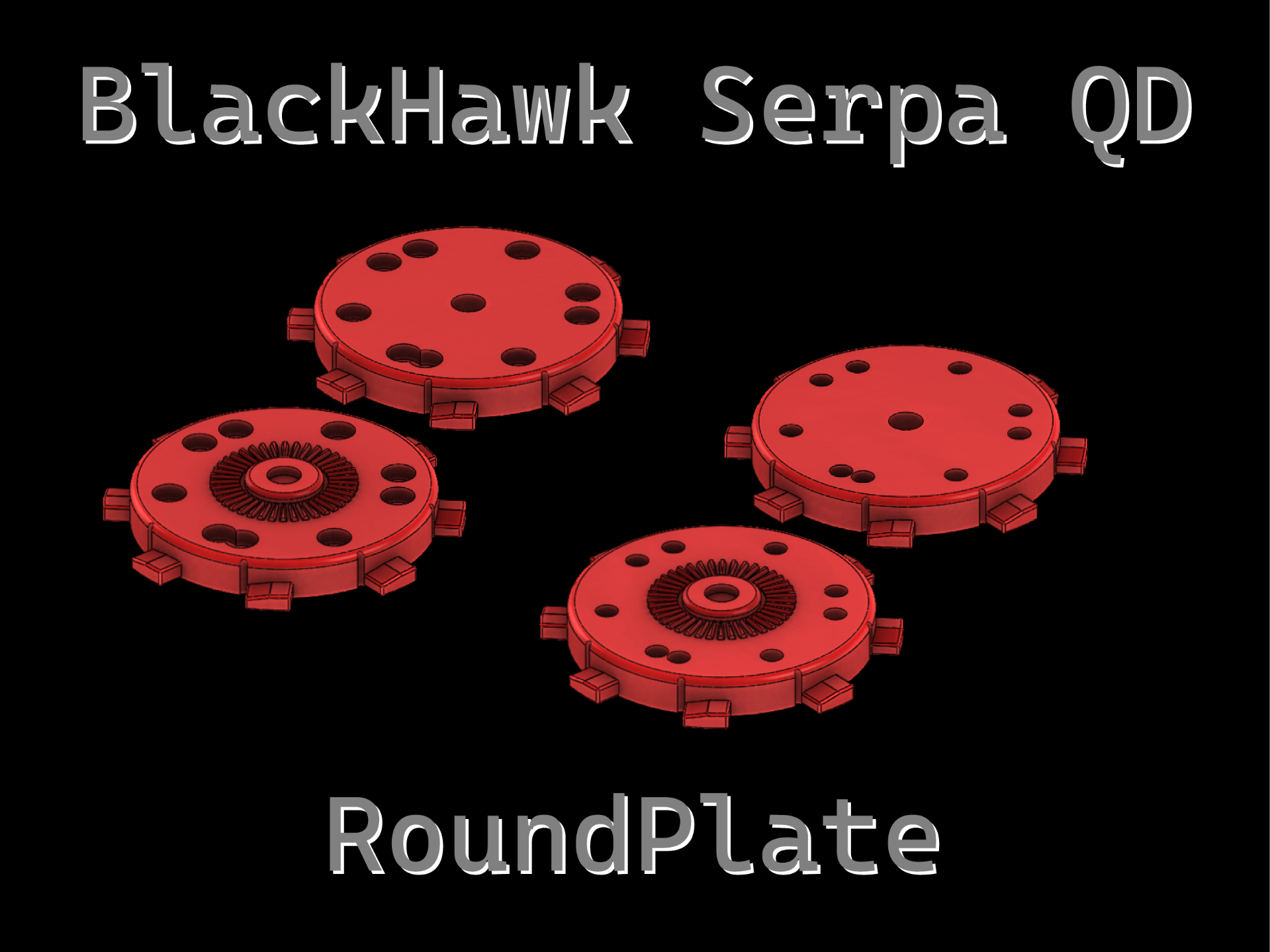 BH SERPA QD RoundPlate