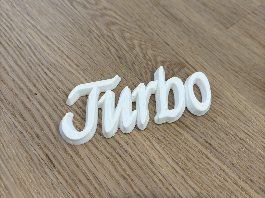 Volvo 740 Turbo Badge