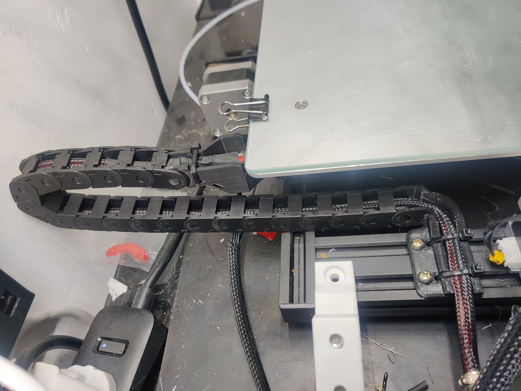 10x10 drag chain mount for CR10 Y axis