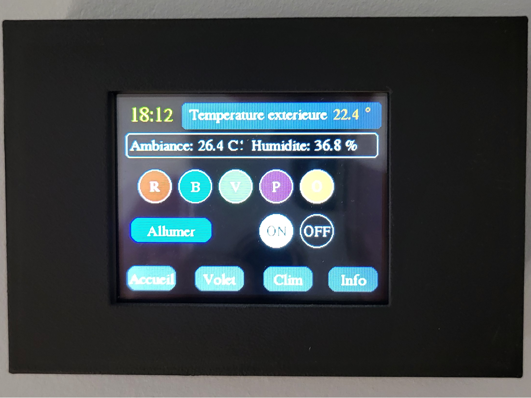 Support Tactile esp32
