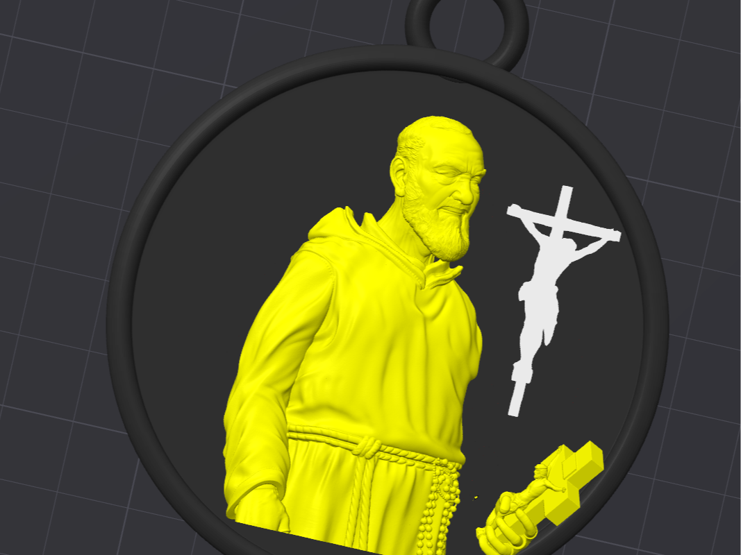 Padre Pio Portachiavi FATHER PIUS Keychain