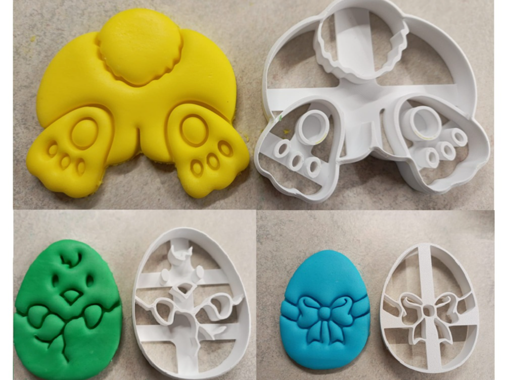 Easter cookie cutters - 3pcs