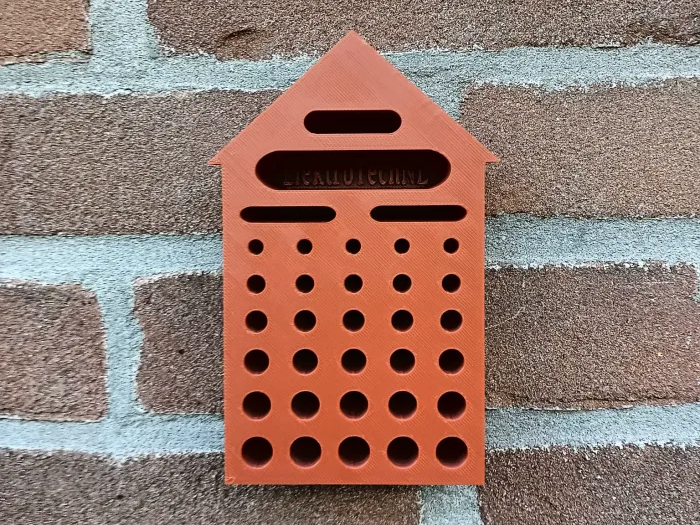 3D-Printed Insect Hotel 3D-Ontwerp Insectenhotel !