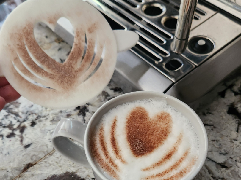 Coffee/Dessert Stencil