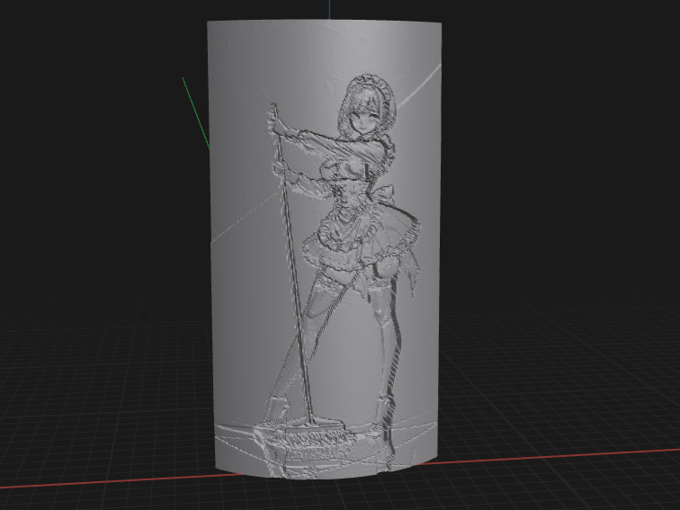 Anime Maid Lithophane