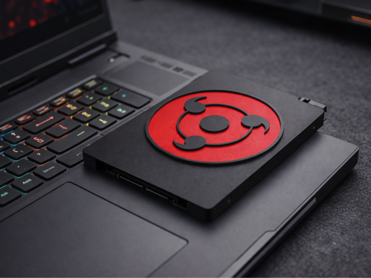 Sharingan Tomoe 3 PC SSD Cover