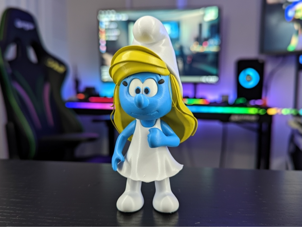 Smurfette 3D Model The Iconic Smurf Full of Charm