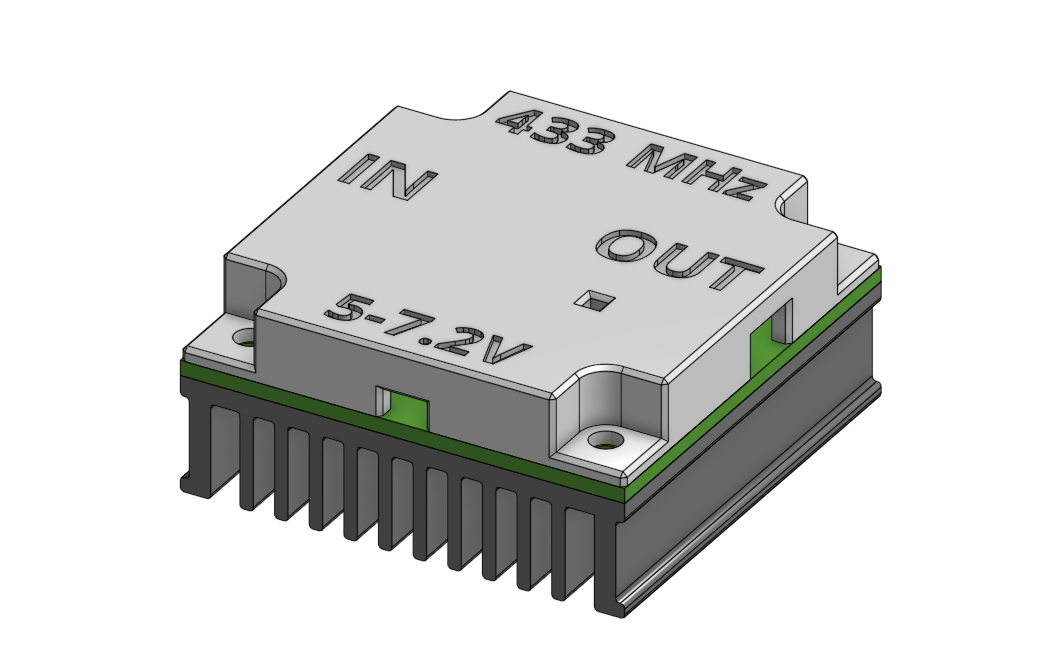 Amplifier 433 MHz case