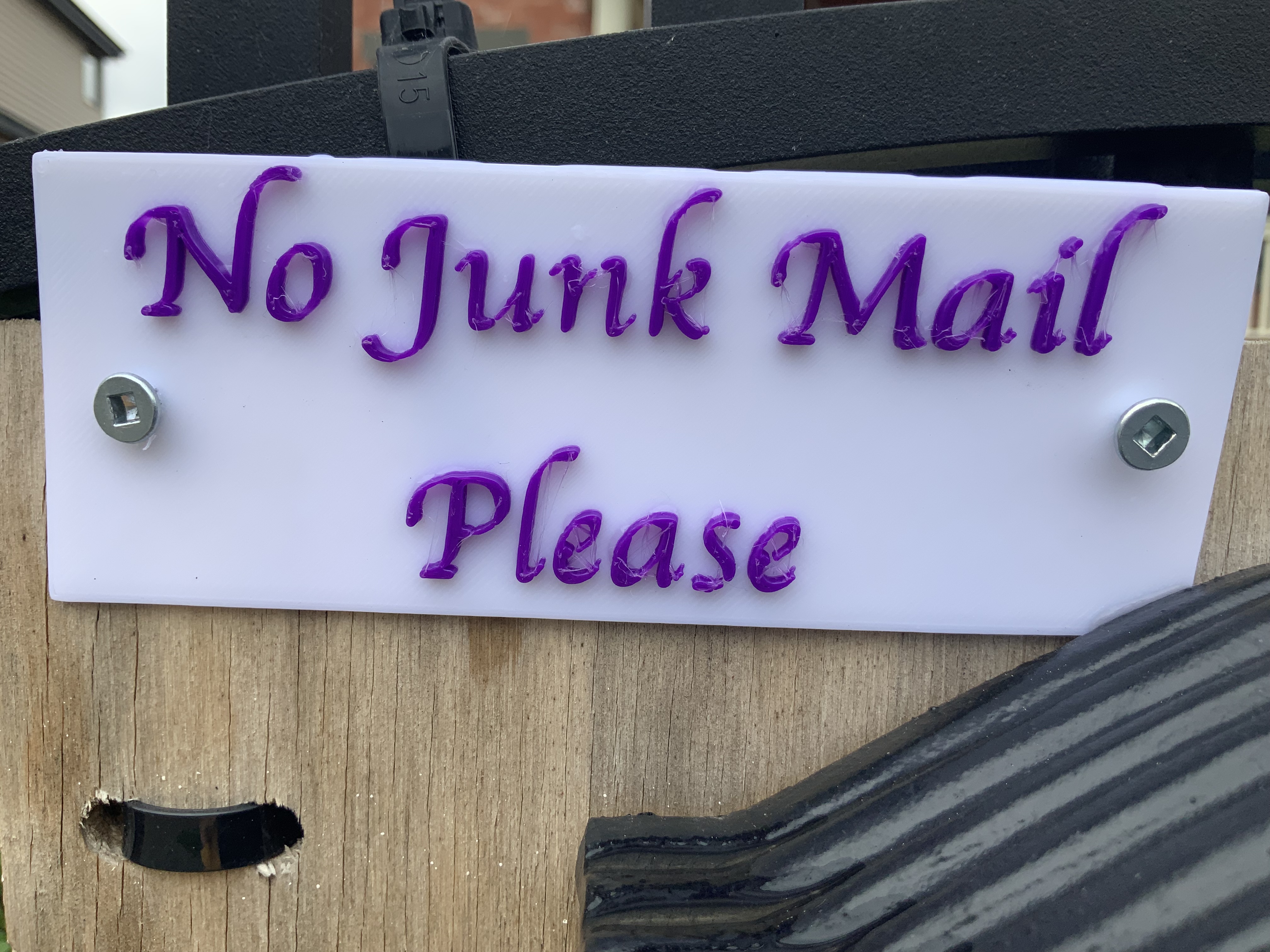 No Junk Mail