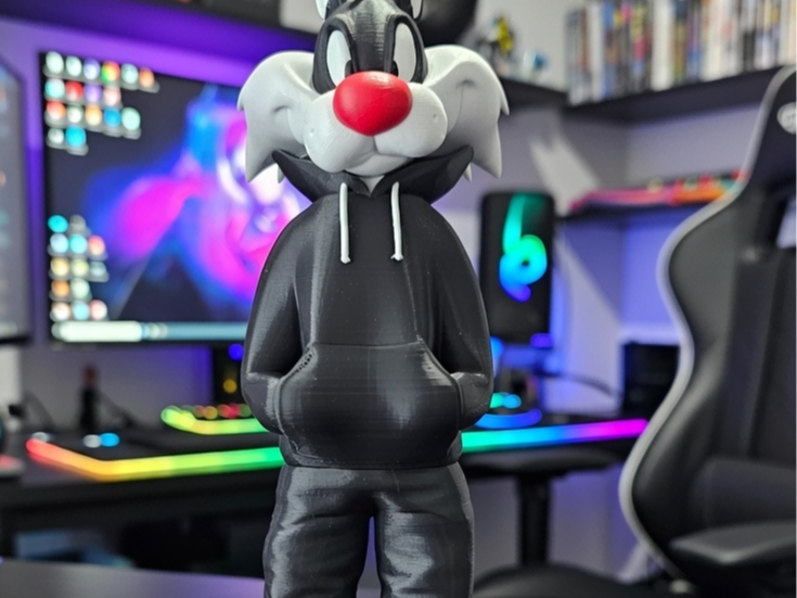 Urban Vibes Looney Tunes Sylvester BlackedOut Drip