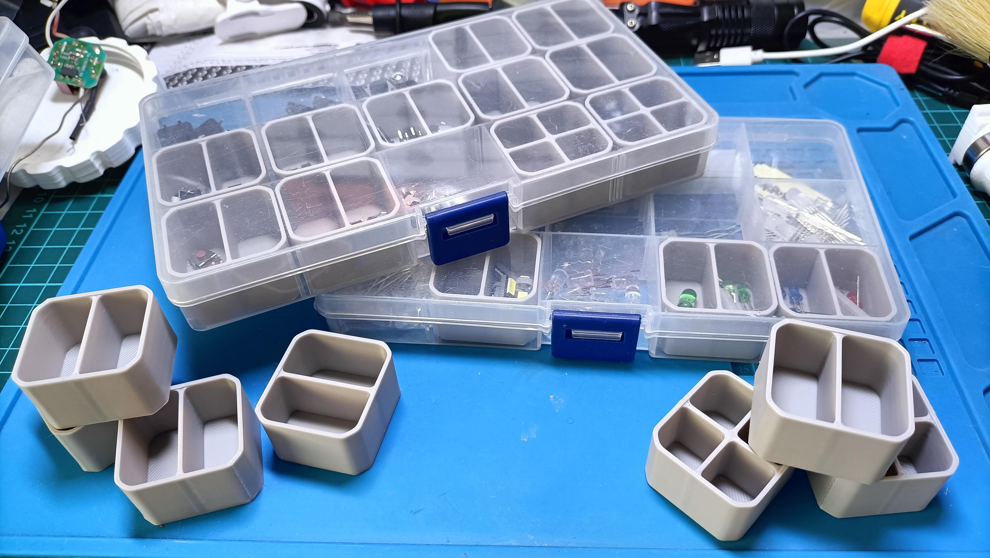 CUBIN –Modular Insert for 15 Compartment Box