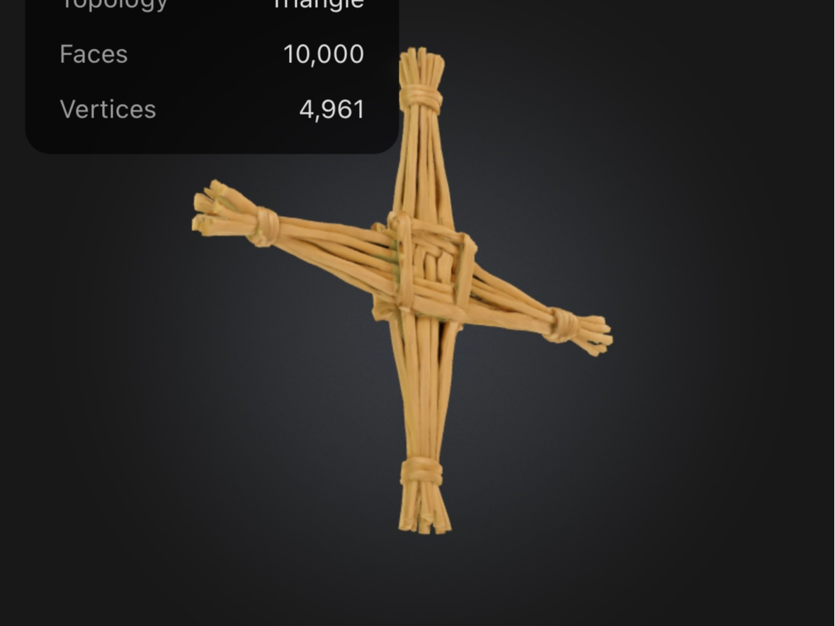 Woven St Brigids Cross