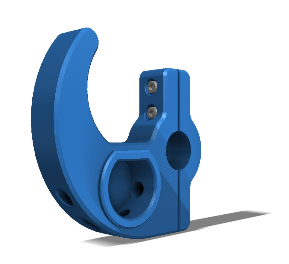 Typ2 Cable Organizer for pipe assembly
