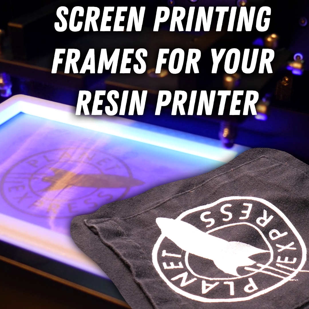 Screen Printing Frames for resin printer exposure