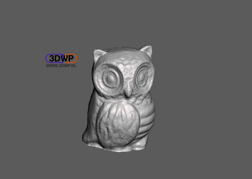 Owl Sculpture 3D Scan