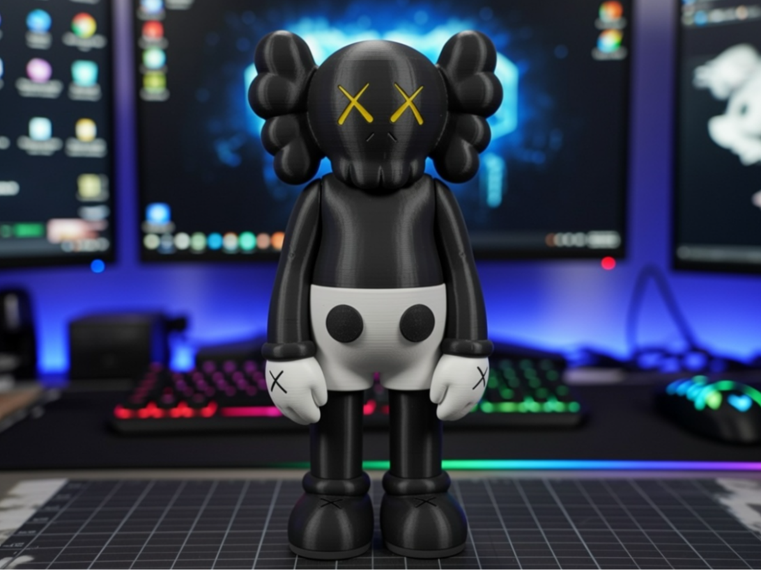 KAWS Figure Full Body Pre-Colored & AMS-Ready