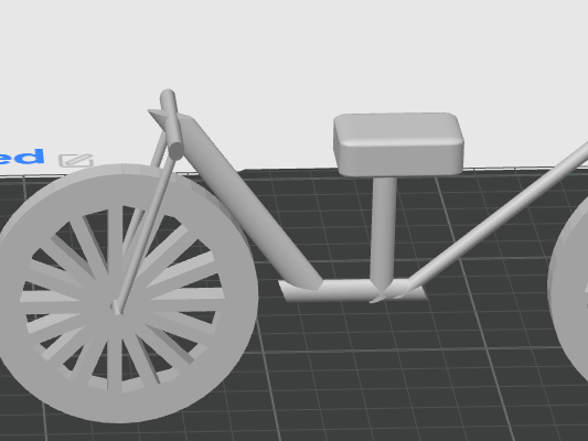 simple low poly bike