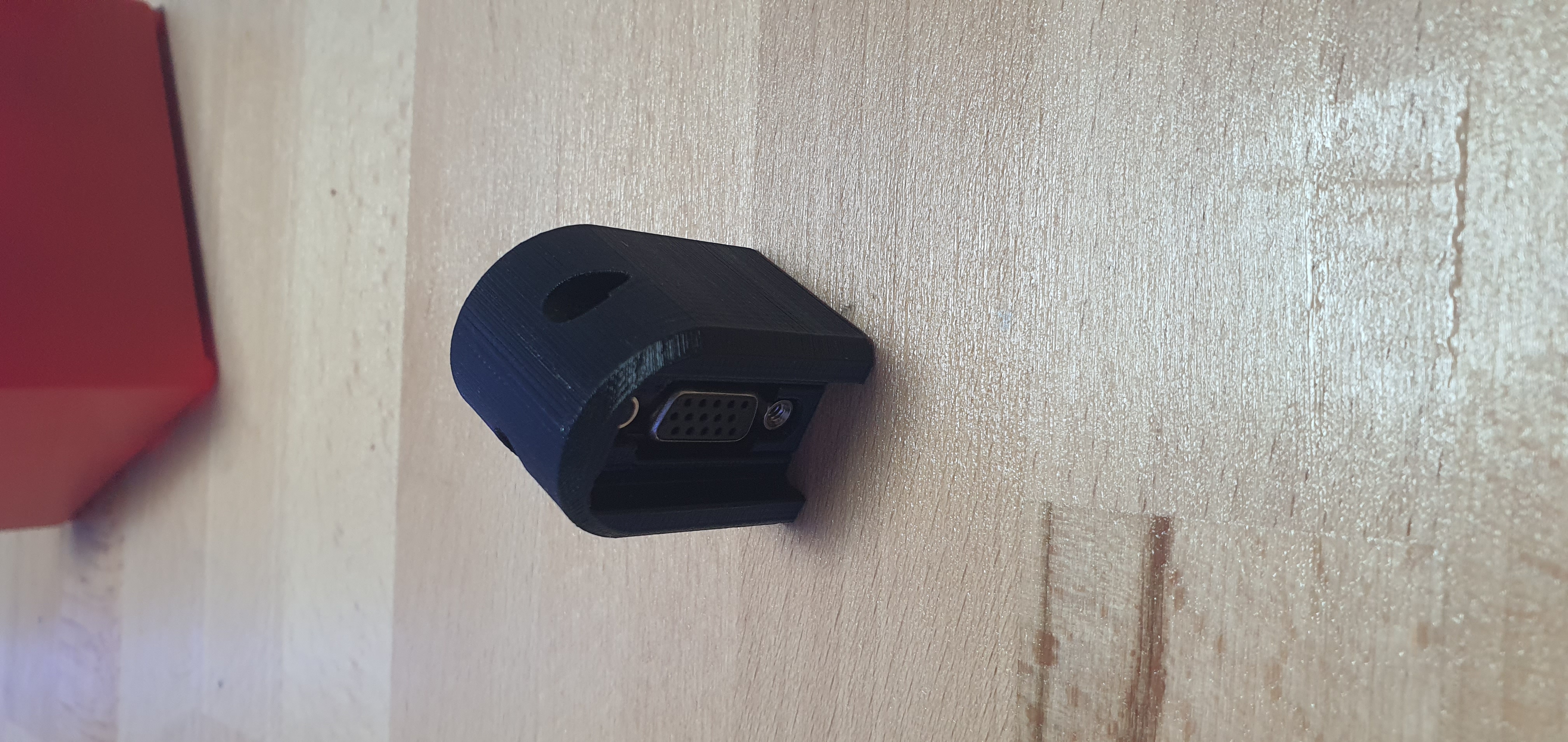 D-Sub/VGA Connector Holder incl. T-Slot Mount