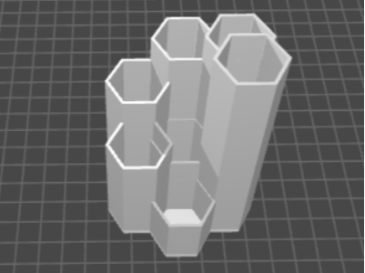 hexigon pattern  sschtift  ablage