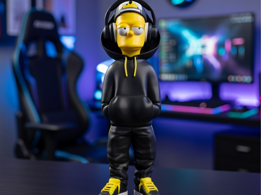 Urban Vibes Bart Simpson – Blacked Out Drip