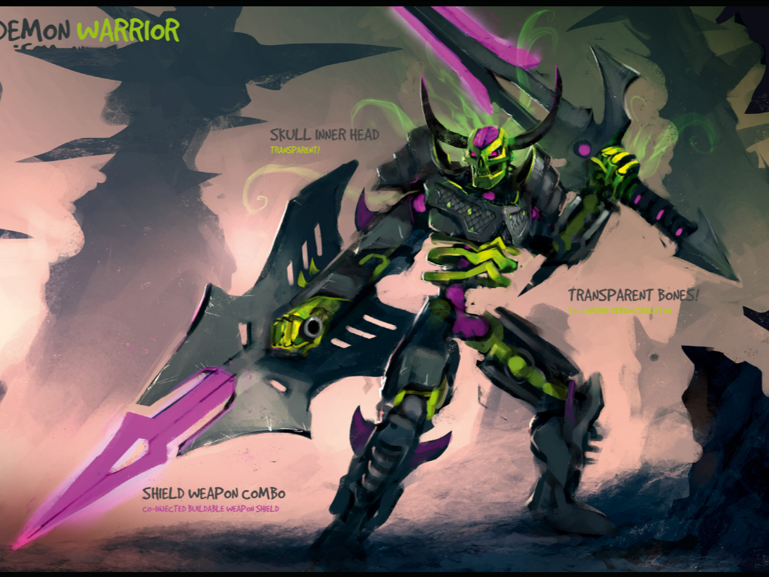 Bionicle Demon Warrior parts pack