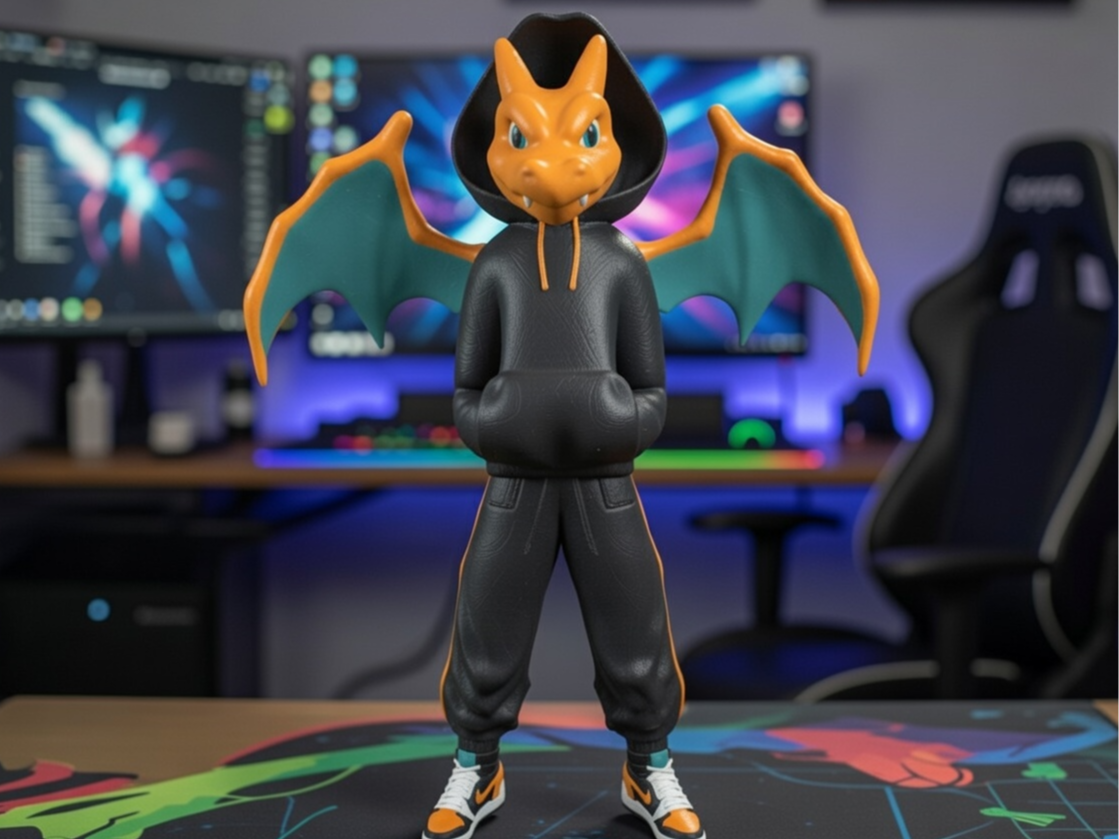 Urban Vibes Charizard Blacked Out Flame Beast