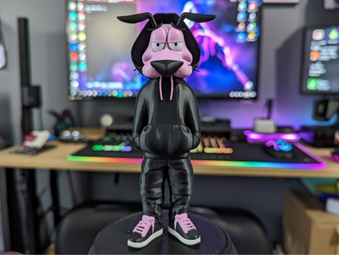 Urban Vibes Courage the Cowardly Dog Blacked Out