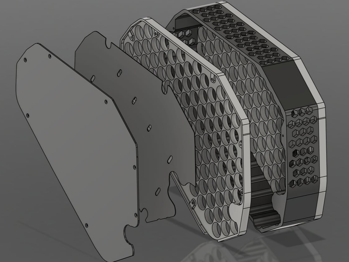 21700 16S6P Ebikes Battery + cells arrangement