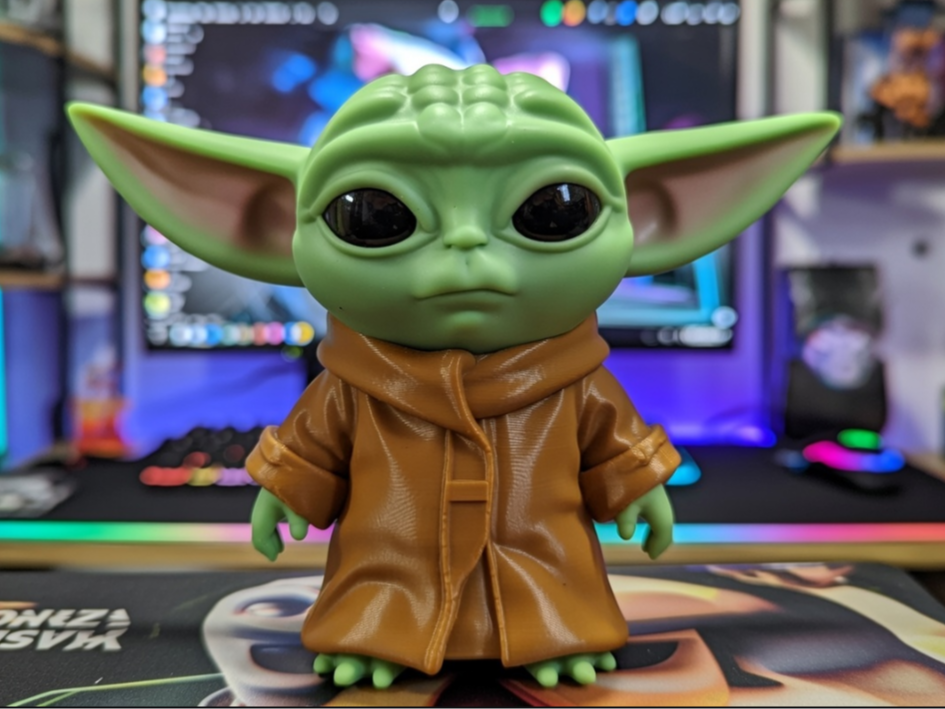 Life Size Baby Yoda Adorable & Ready for Display