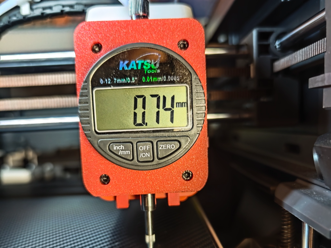 Digital Dial Indicator Mount for Anycubic Kobra S1