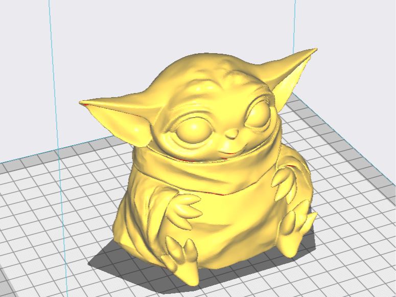 Cute Baby Yoda Figure – Print Ready STL