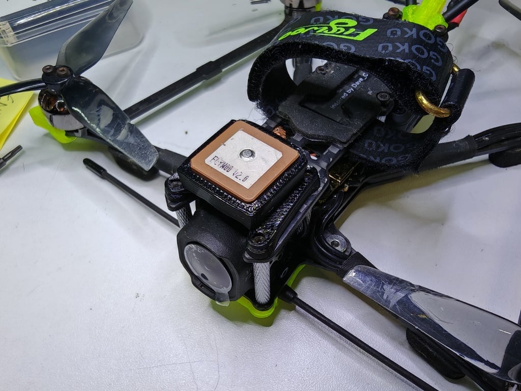 Flywoo Explorer LR4 GPS Mount (GPS 18x18) Front