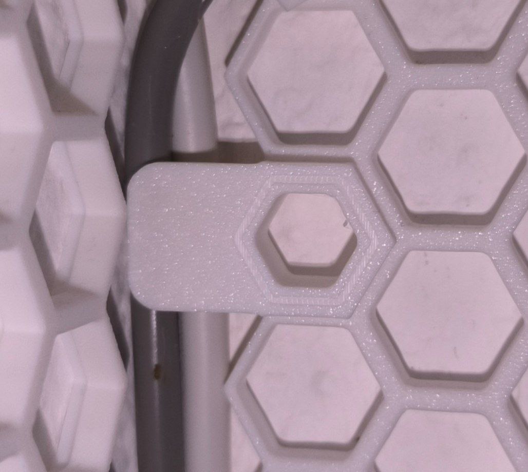 Honeycomb Storage Wall Side Cable clip