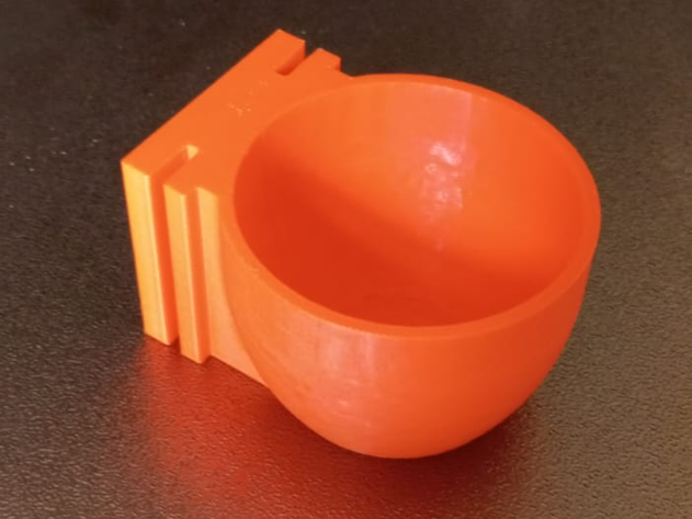 Suporte comedor de ovos para aves e passaros
