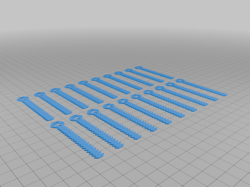 Mini TPU Reusable Zip Ties