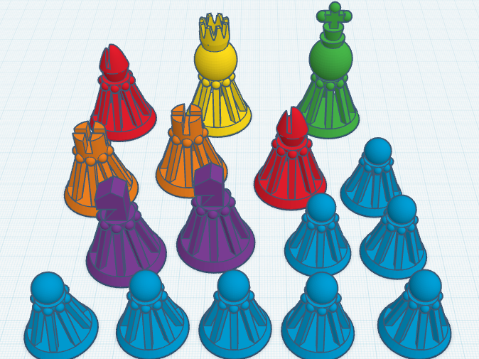 chess set (board not included)