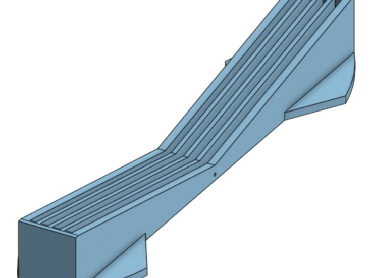 k1max buildplate stand w/ drainhole