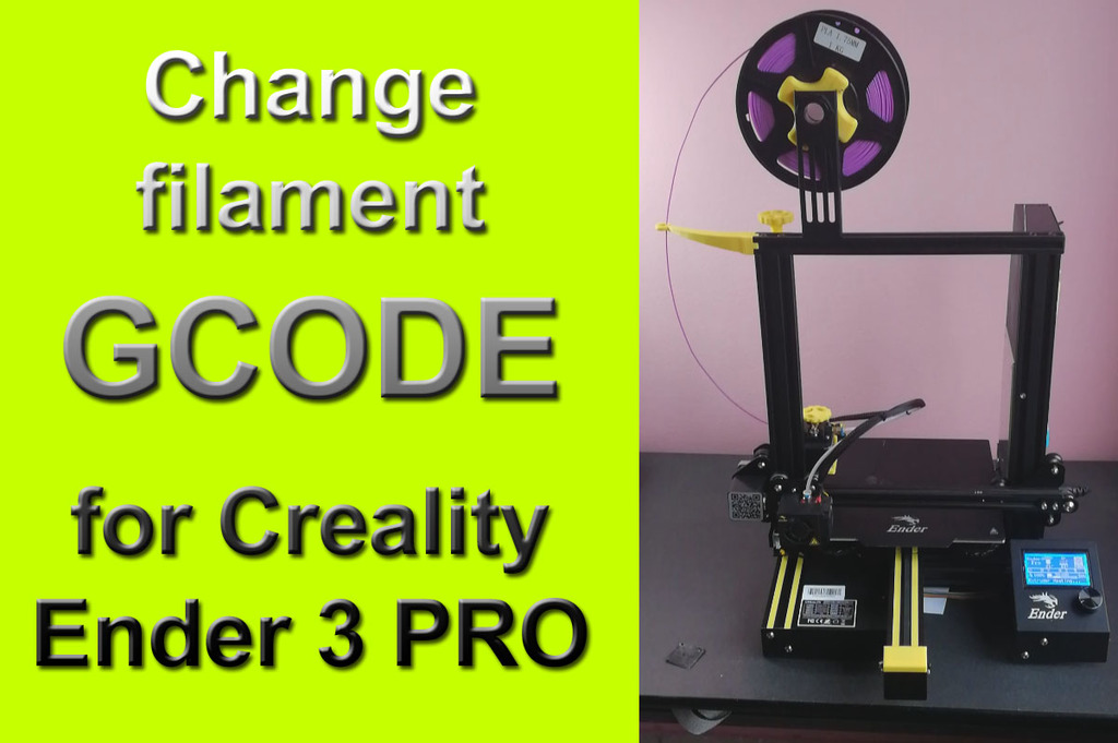 AUTOMATIC filament change GCODE