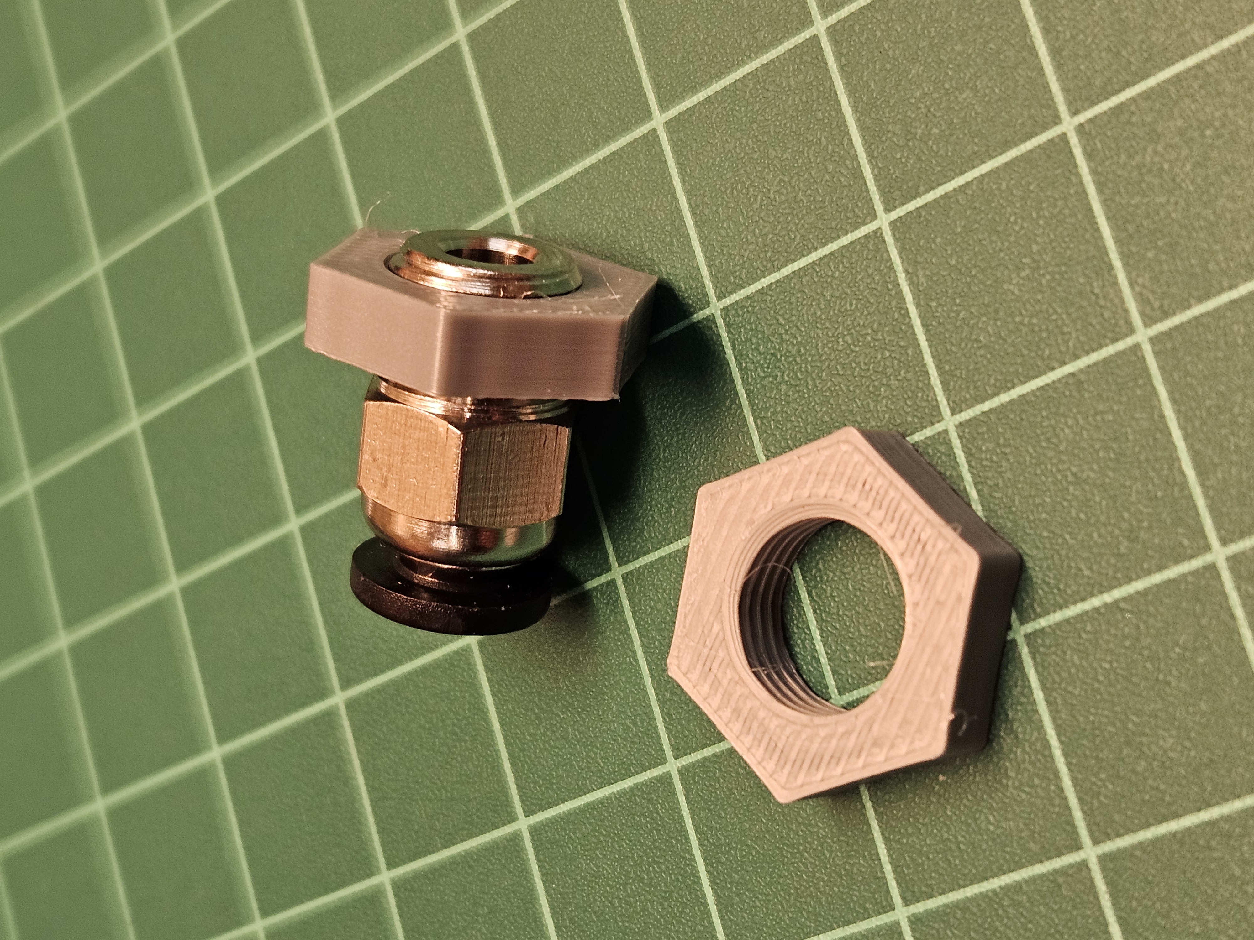 Nut M10 4x15mm for PC4-M10 PTFE coupler
