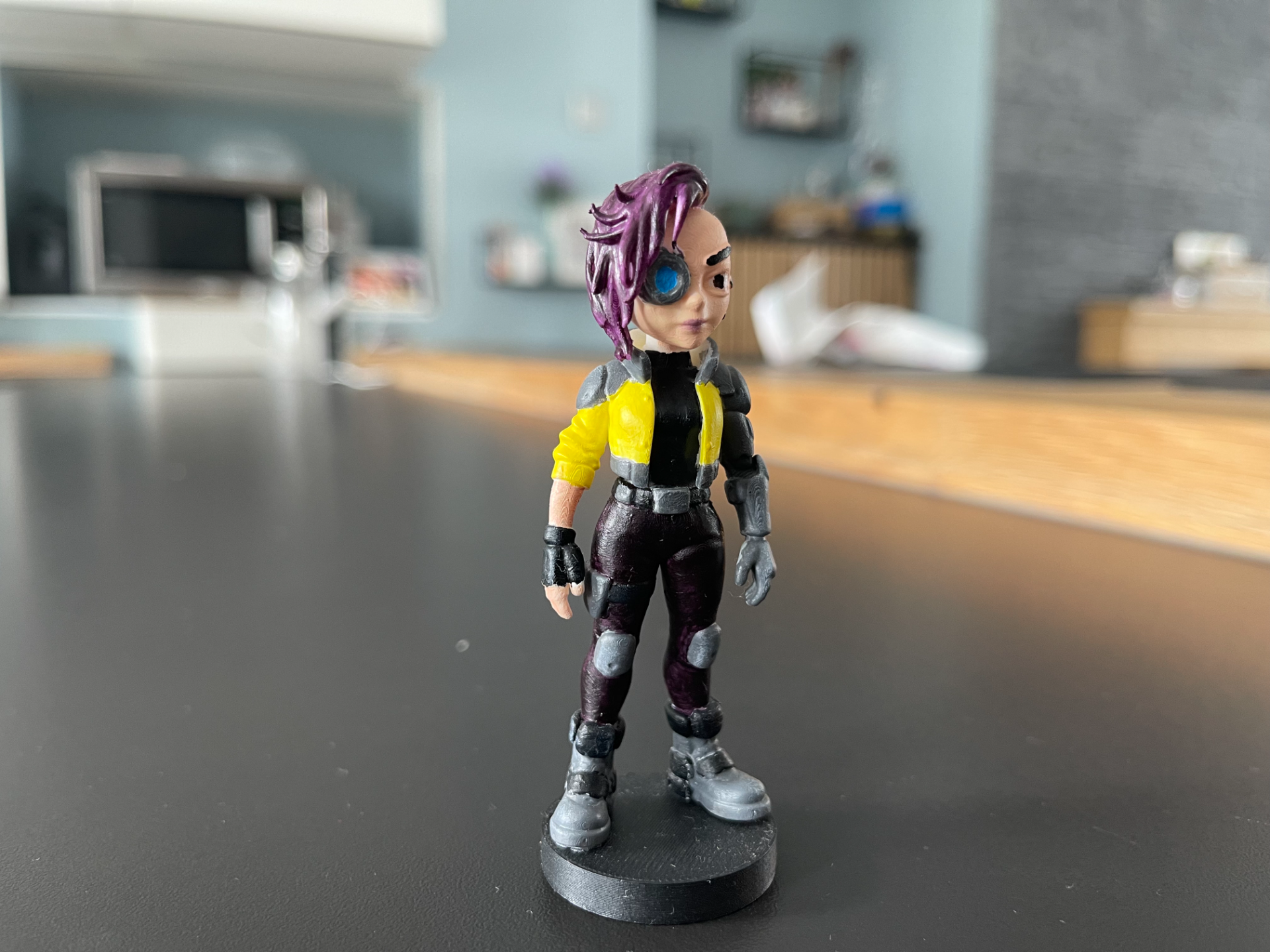 Fille Cyberpunk Futuriste (IA)