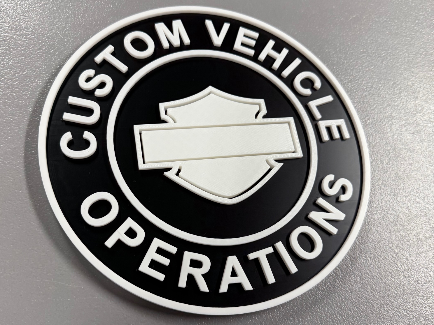 Harley-Davidson CVO Logo Sign