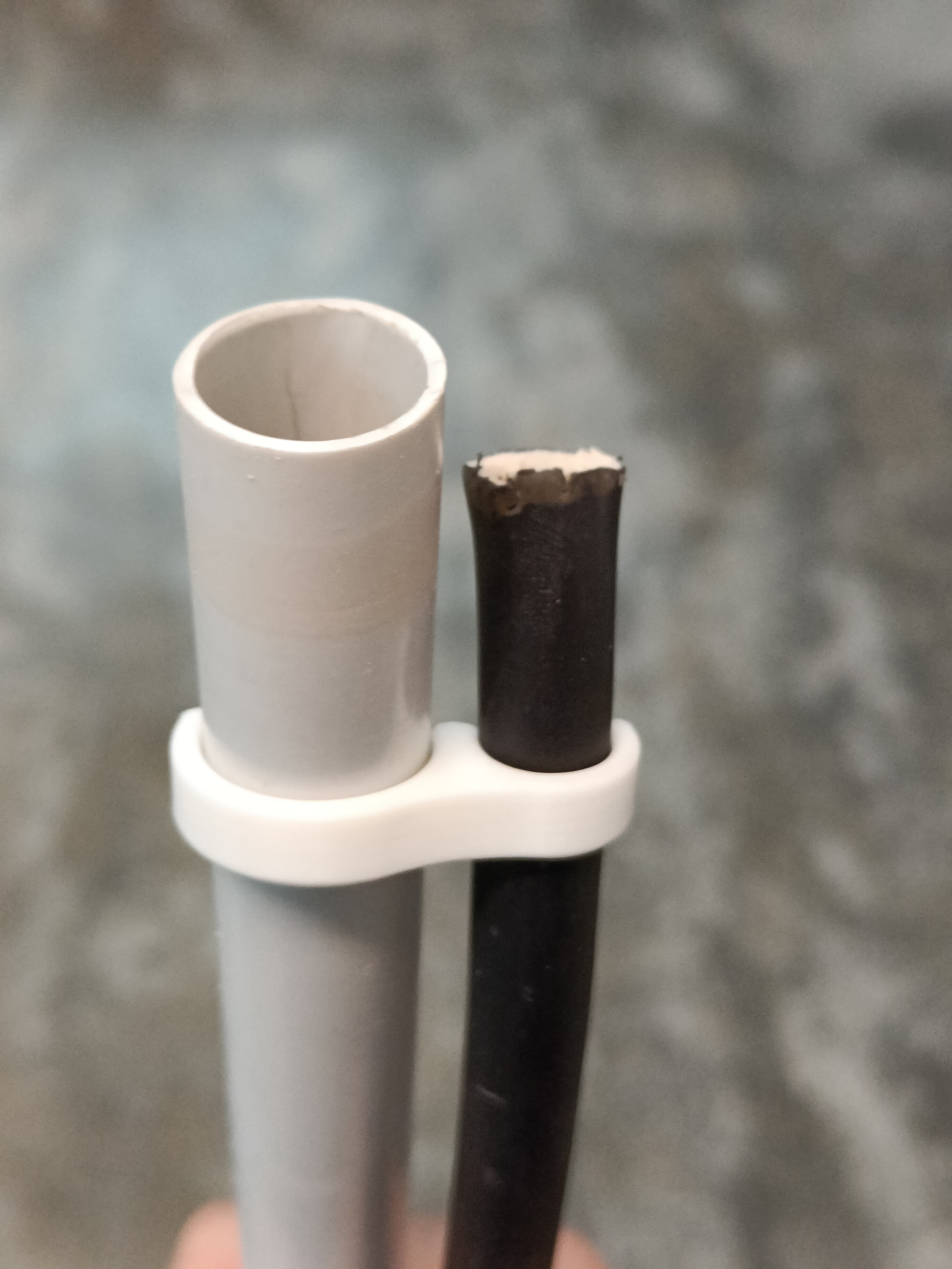 PVC pipe clip