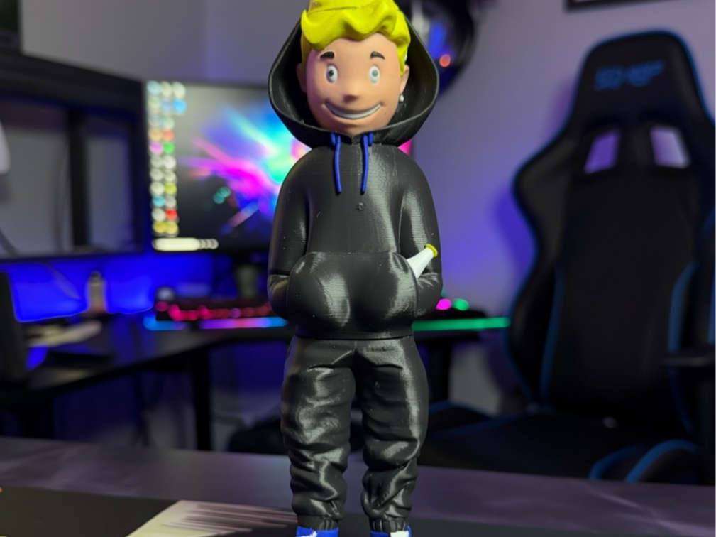 Urban Vibes Vault Boy Blacked-Out Wasteland Drip 