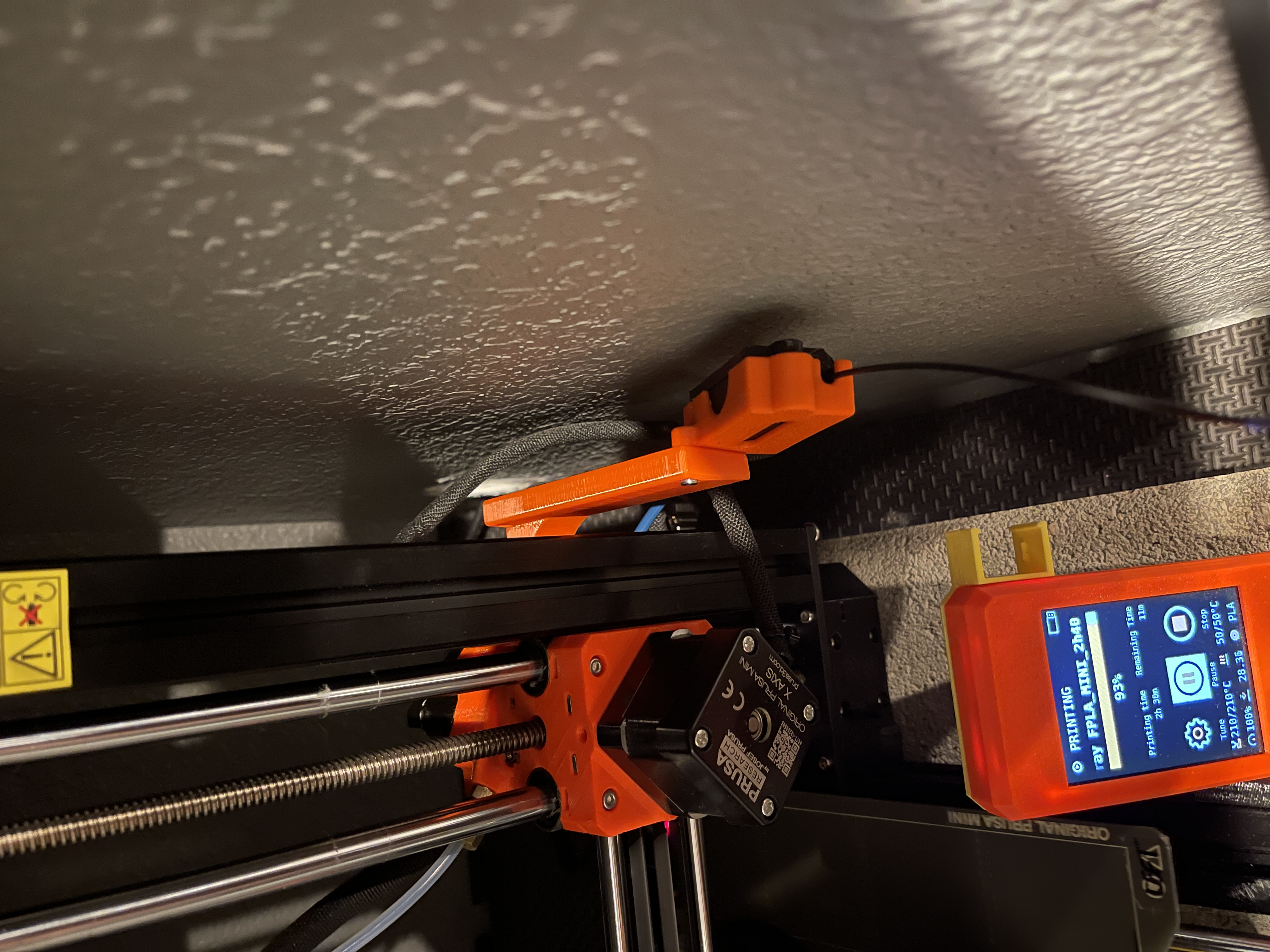 Prusa MINI Filament Sensor holder arm front access